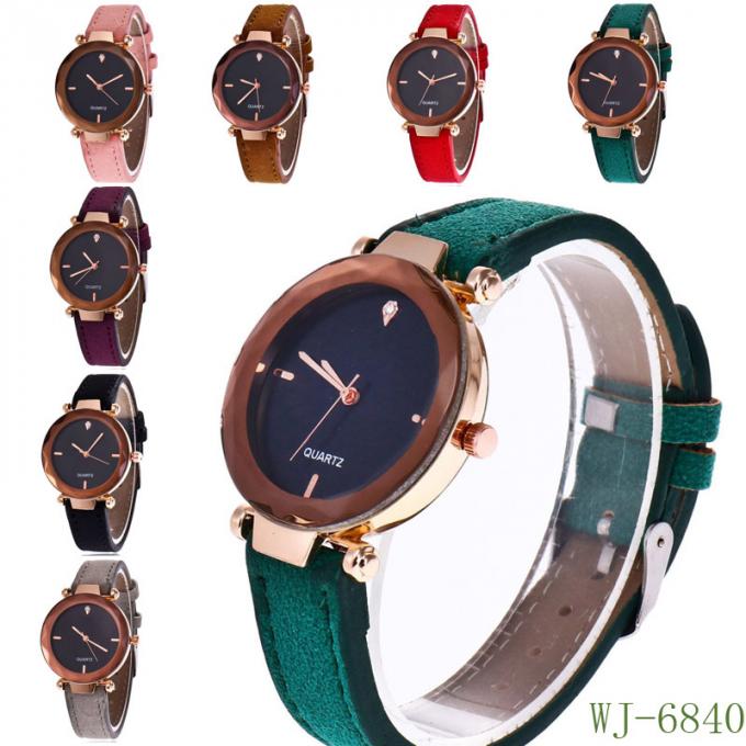 WJ-7431 die späteste heiße Art Alibaba modern und luxuriös mit chinesischer Art von vielen Farbbillige weibliche Gurt-Uhr