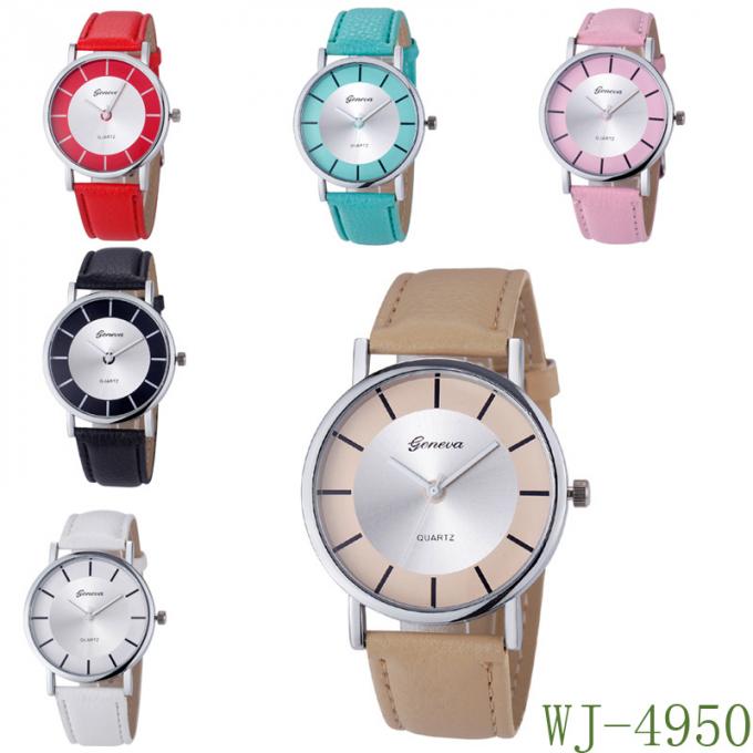WJ-7431 die späteste heiße Art Alibaba modern und luxuriös mit chinesischer Art von vielen Farbbillige weibliche Gurt-Uhr