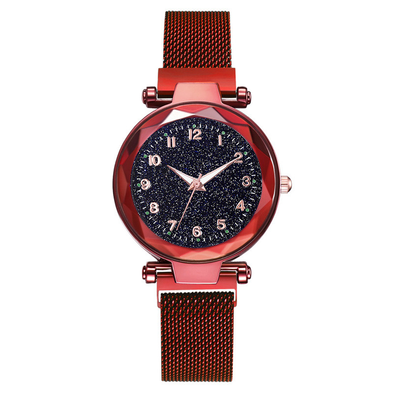WJ-8481China Good Quality Fashion Smart Quartz Alloy Case Night Lights Magnetic Belt Watch