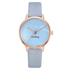 Geschenk-weiße Mode-Frauen-Legierungs-Uhrgehäuse-Leder-Band-Bügel-Uhr der guten Qualitäts-WJ-8453