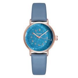 Frauen-gute Qualität der Mode-WJ-8448 viele Farbweiße Band-Frauen-Leder-Uhr